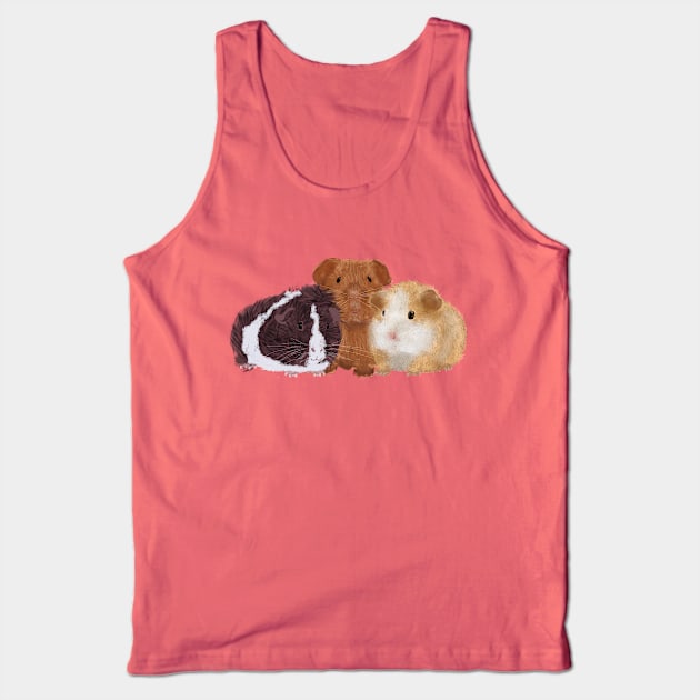 Three Guinea Pigs Tank Top by ahadden